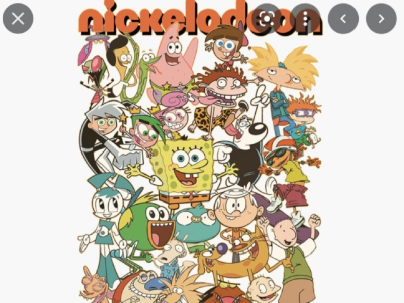 Puzzle de vários desenhos da Nickelodeon. puzzle