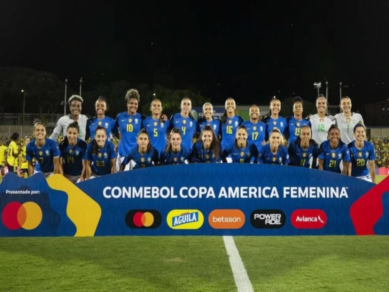Puzzle do time da seleção brasileira feminina de 2022 que venceu a copa américa. puzzle