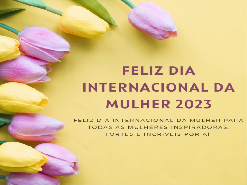 Puzzle de uma mensagem sobre o feliz dia internacional das mulheres. puzzle